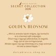 Golden Blossom - Secret CALENDAR 2026