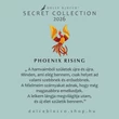 Phoenix Rising - SECRET CALENDAR GRANDE 2026