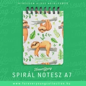 Spirál Notesz A7