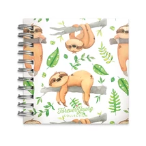 Négyzet Notesz A6 - Sloth