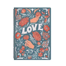 Spirál Füzet A4 Vonalas - Love