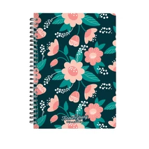 Spirál Füzet A5 Kockás - Floralyn