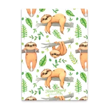 Tűzött Füzetke A6 - Sloth
