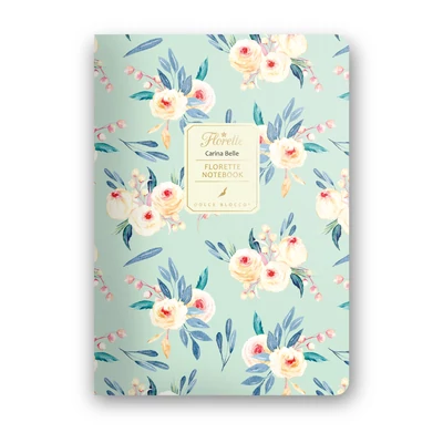 Carina Belle - Florette Notebook - vonalas