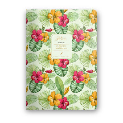 Hibiscus - Florette Notebook - vonalas