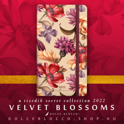 Velvet Blossoms - Secret Pocket Planner 2022