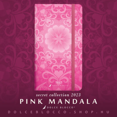 Pink Mandala - Secret Pocket Planner 2023