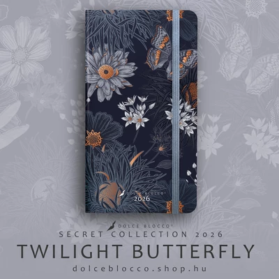 Twilight Butterfly - Secret Pocket Planner 2026