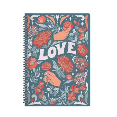 Spirál Füzet A4 Vonalas - Love